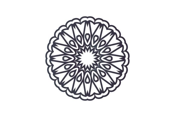 Ornament Retro Mandala Design