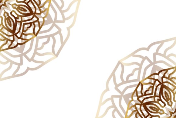 Ornamental Mandala Retro Background
