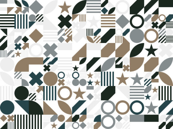 Retro 80s Bohemian Background
