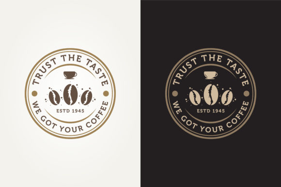Set of Retro Coffee Emblem Logo