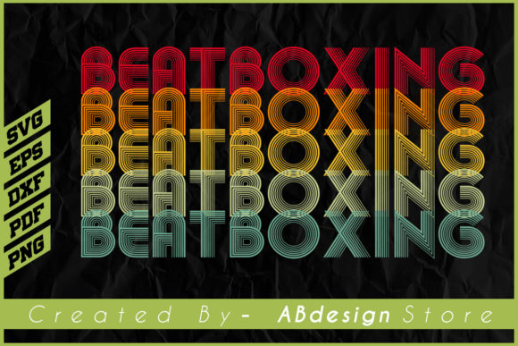 Vintage Retro Beatboxing Sublimation